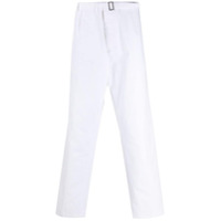 Haider Ackermann Calça reta com cinto - Branco