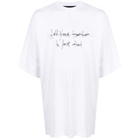 Haider Ackermann Camiseta oversized de algodão - Branco