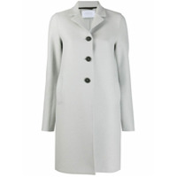 Harris Wharf London Casaco slim com abotoamento simples - Cinza