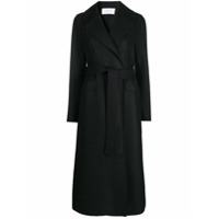 Harris Wharf London tie-waist wool coat - Preto