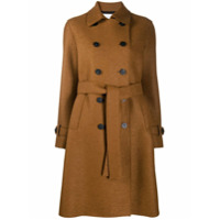 Harris Wharf London Trench coat com abotoamento duplo - Marrom