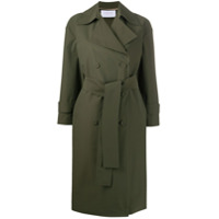 Harris Wharf London Trench coat oversized com abotoamento duplo - Verde