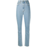 Helmut Lang Calça jeans cintura alta - Azul