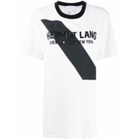 Helmut Lang Camiseta com aplicação de logo - Branco