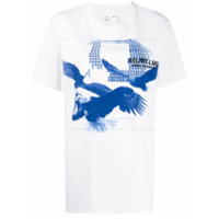 Helmut Lang Camiseta com estampa de águia - VO2 CHALK WHITE