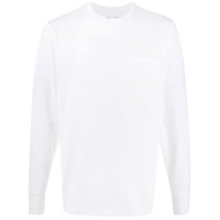 Helmut Lang Camiseta com estampa de logo - Branco