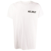 Helmut Lang Camiseta com estampa de logo - Branco
