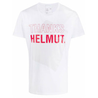 Helmut Lang Camiseta mangas curtas com estampa gráfica - Branco