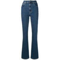 Helmut Lang Femme high waisted bootcut jeans - Azul