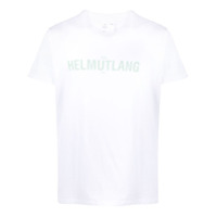 Helmut Lang logo print cotton T-shirt - Branco