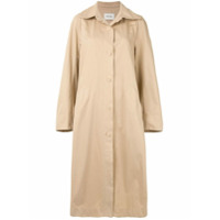Henrik Vibskov Trench coat com abotoamento - Marrom