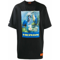 Heron Preston Camiseta com logo gráfico - Azul