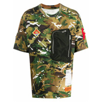 Heron Preston chest-pocket camouflage T-shirt - Verde