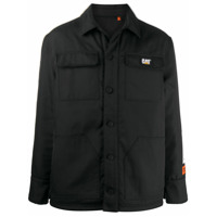 Heron Preston Jaqueta com fechamento oculto - Preto