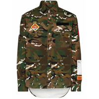 Heron Preston Royal Navy camouflage print shirt - Preto