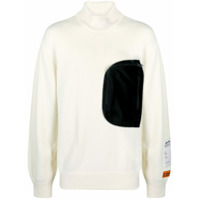 Heron Preston Suéter com aplicação de patch - Neutro