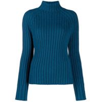 Holland & Holland Suéter de tricô canelado - Azul