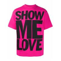 Honey Fucking Dijon Camiseta com slogan Show me love - Rosa