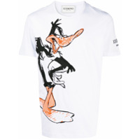 Iceberg Camiseta de algodão com estampa Daffy Duck - Branco