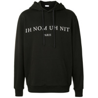 Ih Nom Uh Nit Moletom de algodão com capuz e estampa de logo - Preto