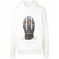 Ih Nom Uh Nit Moletom de algodão com capuz e estampa gráfica - Branco
