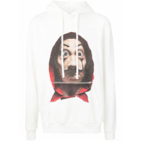 Ih Nom Uh Nit Moletom de algodão com capuz e estampa gráfica - Branco