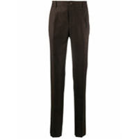 Incotex Calça de alfaiataria xadrez - Marrom