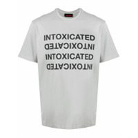 Intoxicated Camiseta com estampa de logo espelhado - Cinza