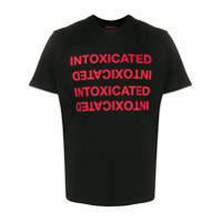 Intoxicated Camiseta com estampa de logo espelhado - Preto