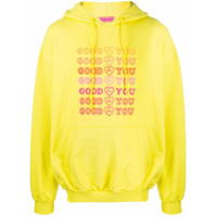 IRENEISGOOD Moletom Goodforyou de algodão com bordado - Amarelo