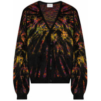 Iroquois Cardigan de jacquard tie-dye - Estampado