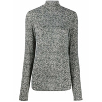 Isabel Marant Blusa mangas longas de tricô com padronagem abstrata - Neutro