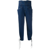 Isabel Marant Calça jeans cintura alta Nubaia - Azul