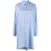 Isabel Marant Camisa mangas longas com listras verticais - Azul