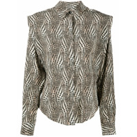 Isabel Marant Camisa mangas longas com poÃ¡s - Neutro