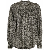 Isabel Marant Étoile Blusa oversized com estampa floral - Preto