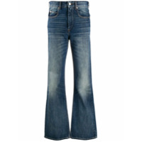 Isabel Marant Étoile Calça jeans reta - Azul