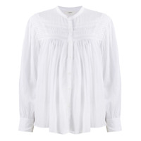 Isabel Marant Étoile Camisa Plalia mangas longas de algodÃ£o - Branco