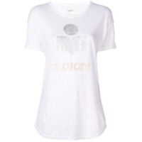 Isabel Marant Étoile Camiseta 'Koldi' de linho - Branco