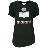 Isabel Marant Étoile Camiseta 'Koldi' de linho - Preto