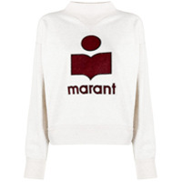 Isabel Marant Étoile Moby logo-print sweatshirt - Cinza