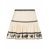 Isabel Marant Étoile Russell embroidered gathered skirt - Neutro