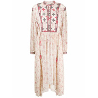 Isabel Marant Étoile Vestido Inesia com bordado - Neutro