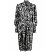 Isabel Marant Étoile Vestido midi Siloe estampado - Preto