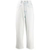 Isabel Marant high-rise cropped jeans - Azul