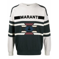 Isabel Marant Moletom com logo geométrico - Neutro
