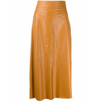 Isabel Marant Saia midi cintura alta - Marrom