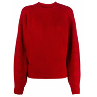 Isabel Marant Suéter de tricô pesado - Vermelho