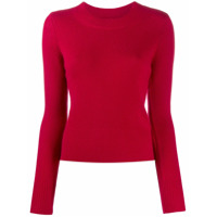 Isabel Marant Suéter decote careca de tricô - Vermelho