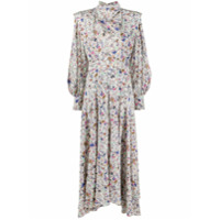Isabel Marant Vestido com estampa abstrata Zakae - Branco